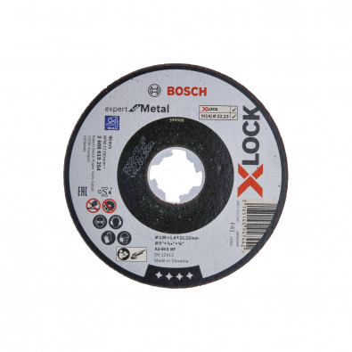 Bosch X-LOCK Trennscheibe Expert for Metal 125 x 1,6 x 22,23 mm gerade - 2608619254