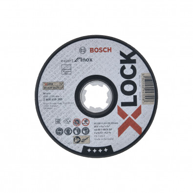 Bosch X-LOCK Trennscheibe Expert for Inox 125 x 1,6 x 22,23 mm gerade - 2608619265