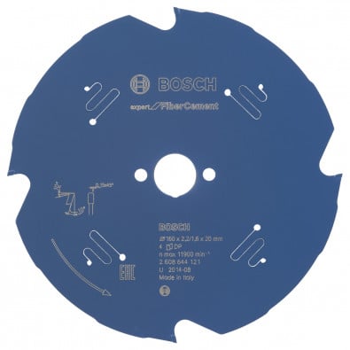Bosch Kreissägeblatt Expert for Fiber Cement 160x20x2,2x4mm - 2608644121