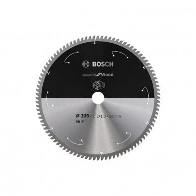 Bosch Kreissägeblatt Standard for Aluminium, 305 x 2,2/1,6 x 30, 96 Zähne - 2608837744