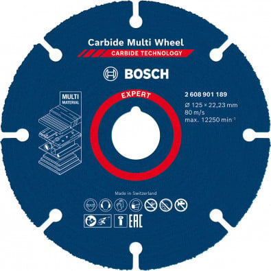 Bosch Expert Carbide Multi Wheel Trennscheibe 125 mm 22,23 mm - 2608901189