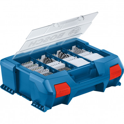 Bosch L-Case Pick und Click für Akkuschrauber inkl. Bit- und Bohrer Set 82 tlg. - 1600A026W3