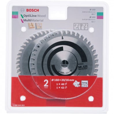 Bosch Kreissägeblatt D160x20x48/42T - 2608644653