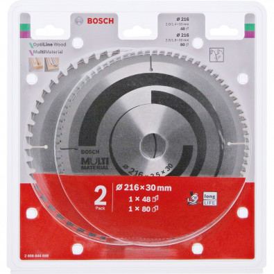 Bosch Kreissägeblatt D216x30x48/80T - 2608644658