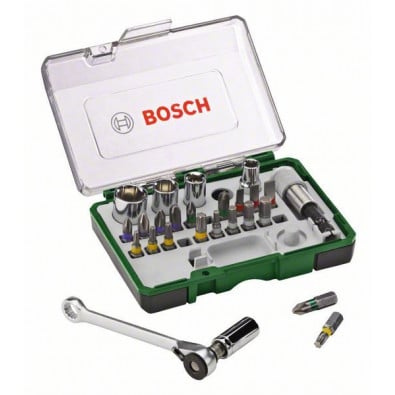 Bosch Schrauberbit- und Ratschen-Set 27tlg. - 2607017160