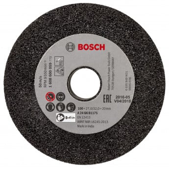 Bosch Schleifscheibe für Geradschleifer 100 mm 20 mm 24 - 1608600059