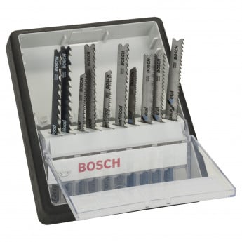 Bosch Stichsägeblatt-Set Robust Line Wood and Metal, T-Schaft, 10tlg. -2607010542