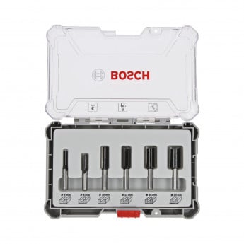 Produktseite: Bosch 6tlg. Nutfräser-Set 8mm Schaft - 2607017466