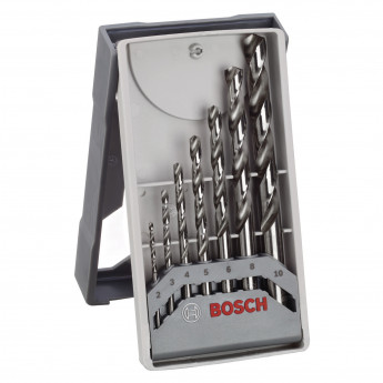 Bosch Metallbohrer-Set Mini X-Line HSS-G DIN 338 135° 7tlg. 2 - 10 mm - 2608589295