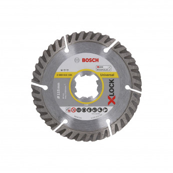 Produktseite: Bosch X-LOCK Diamanttrennscheibe Standard for Universal 115 x 22,23 x 2 x 10 mm - 2608615165