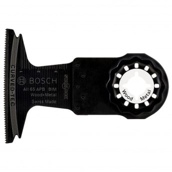 Produktseite: Bosch 10x BIM Tauchsägeblatt Starlock AII 65 APB Wood and Metal 40 x 65 mm - 2608664474
