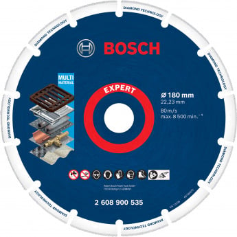 Bosch Expert Diamond Metal Wheel Trennscheibe 180 x 22,23 mm - 2608900535