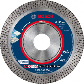 Bosch Expert HardCeramic Diamanttrennscheiben 115 x 22,23 x 1,4 x 10 mm - 2608900654