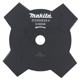Produktseite: Makita 4-Zahn-Schlagmesser 230 x 25,4 mm - D-66008