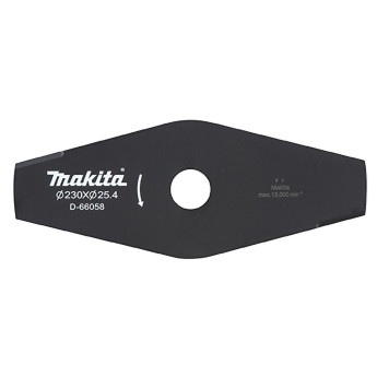 Produktseite: Makita 2-Zahn-Schlagmesser 230 x 25,4 mm für Freischneider - D-66058