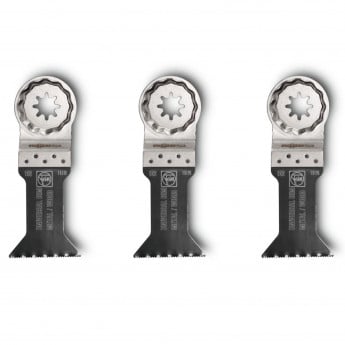 Produktseite: Fein 3x E-Cut Universal Sägeblatt StarlockPlus 44 mm - 63502152220