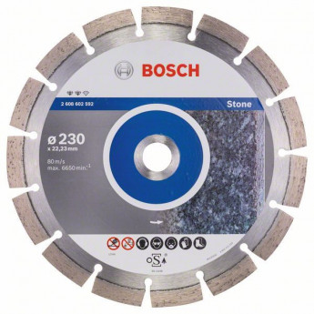 Bosch Diamanttrennscheibe Expert for Stone, 230 x 22,23 x 2,4 x 12 mm -2608602592