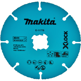 Produktseite: Makita Trennscheibe 125 mm X-LOCK - E-11776