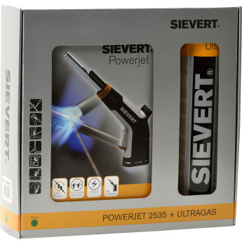 Produktseite: SIEVERT Power Jet Lötlampe 2535 Set inkl. Ultragas 2205 2,2 kW - 253512