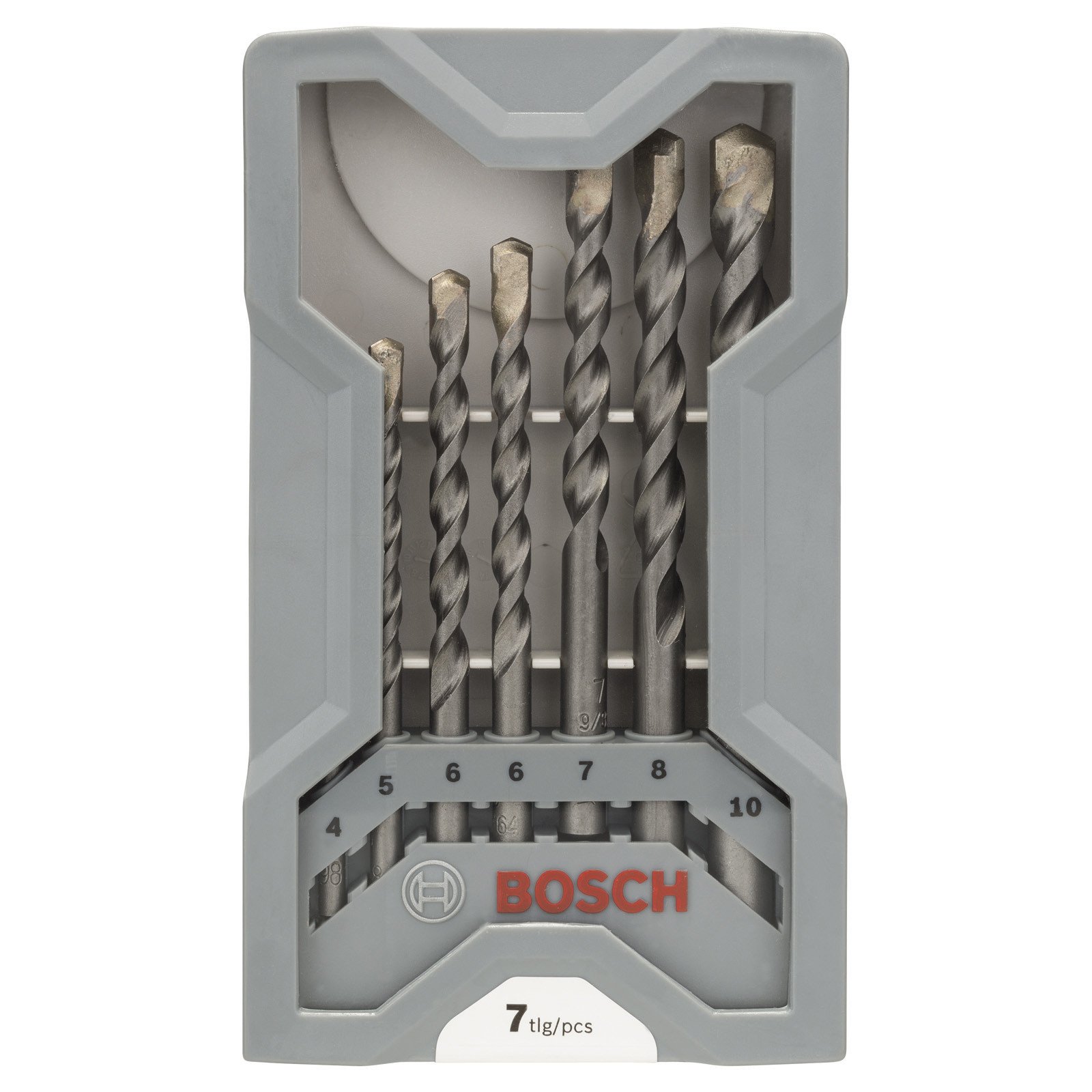 Bosch Betonbohrer CYL-3 Set,Silver Percussion,7-teilig,4,5,5,5,6,7,8,10 mm 