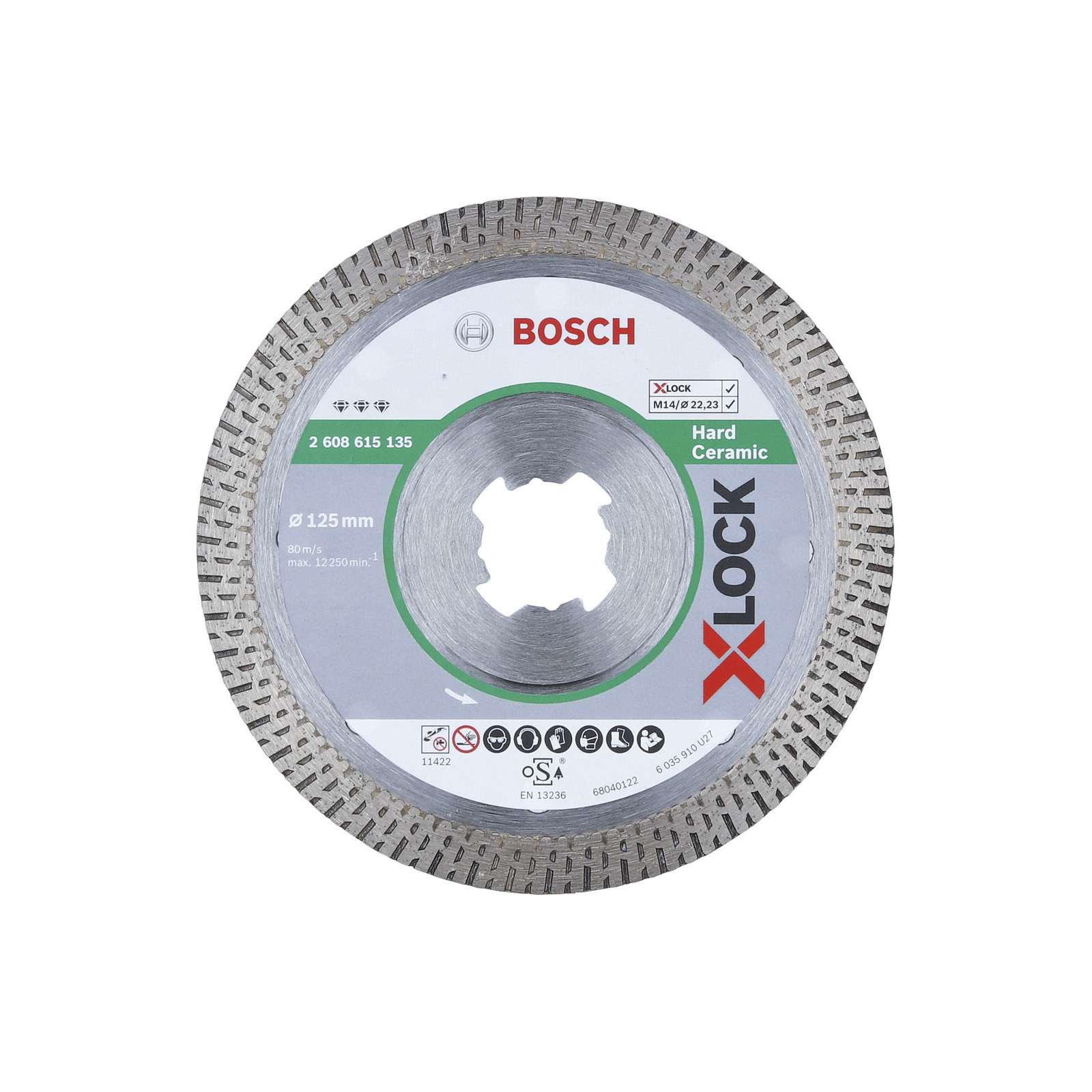 Bosch X-LOCK Ceramic 2608615135 1,4 x x x for Best 125 22,23 - Hard bei 10 Werkzeugstore24 Diamanttrennscheibe mm