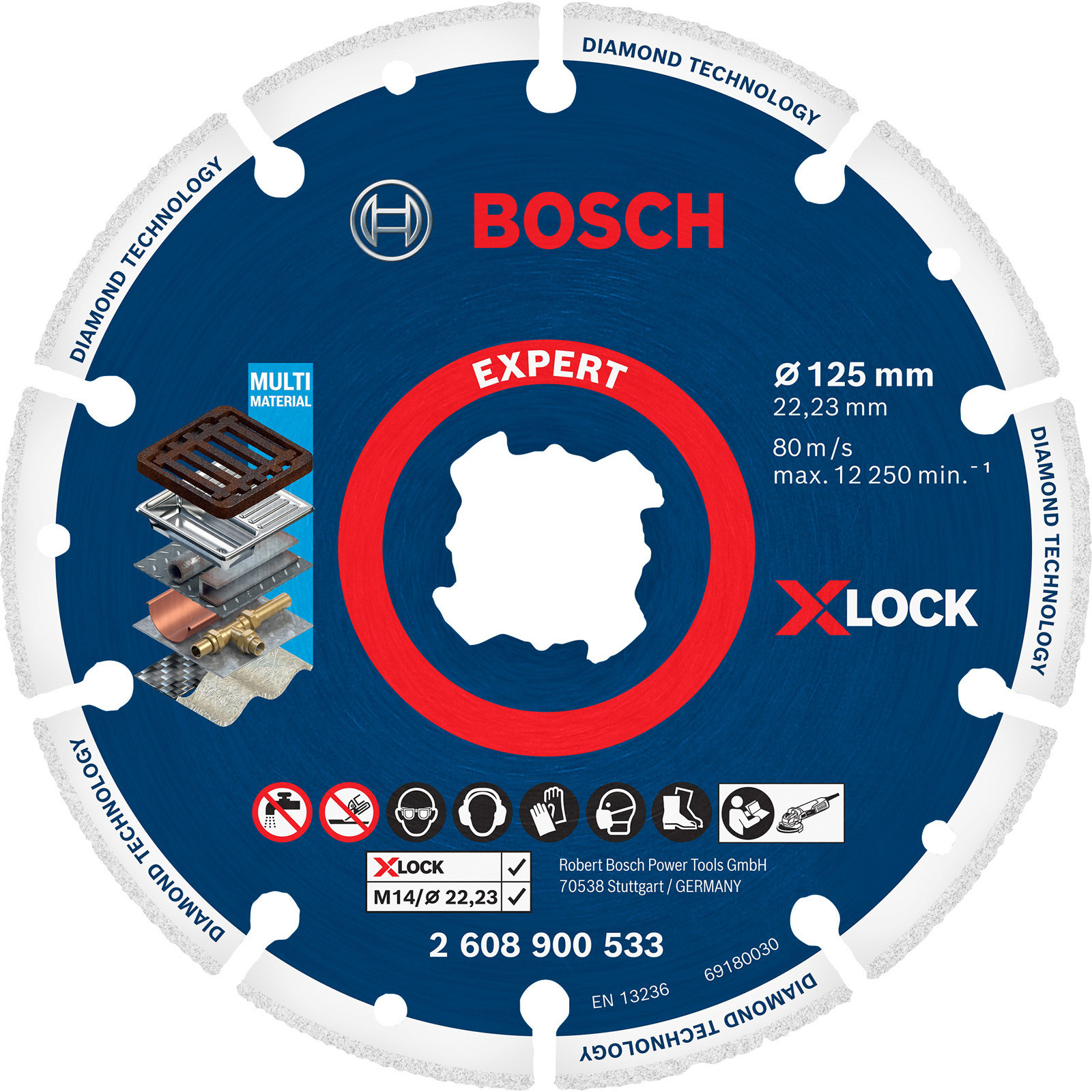 x Wheel Expert Trennscheibe 2608900533 Bosch Werkzeugstore24 Metal mm 22,23 Diamond bei X-LOCK - 125