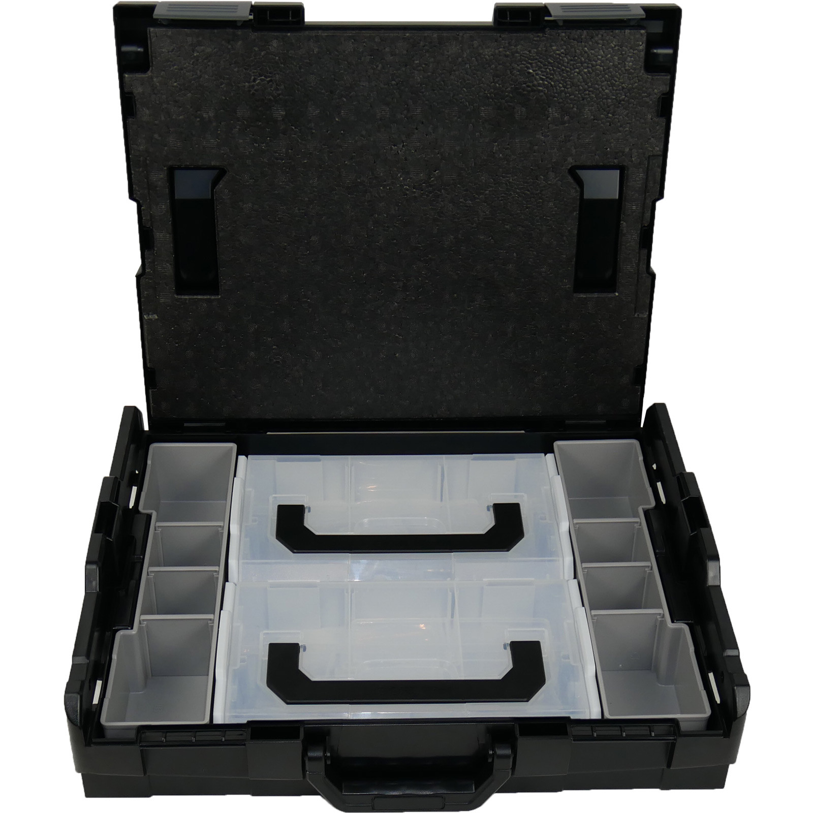 Sortimo Systemkoffer L-Boxx 102 schwarz mit transparentem Deckel +