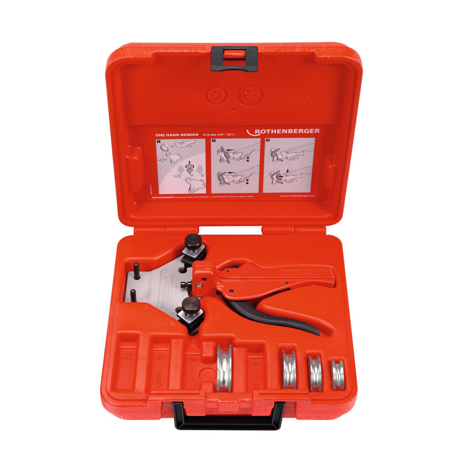 ROTHENBERGER TUBE BENDER-Set, 5-6-8-10mm - 24131