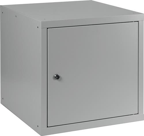 Schließfachschrank lichtgrau/lichtgrau H450xB450xT450mm 1 Abt.