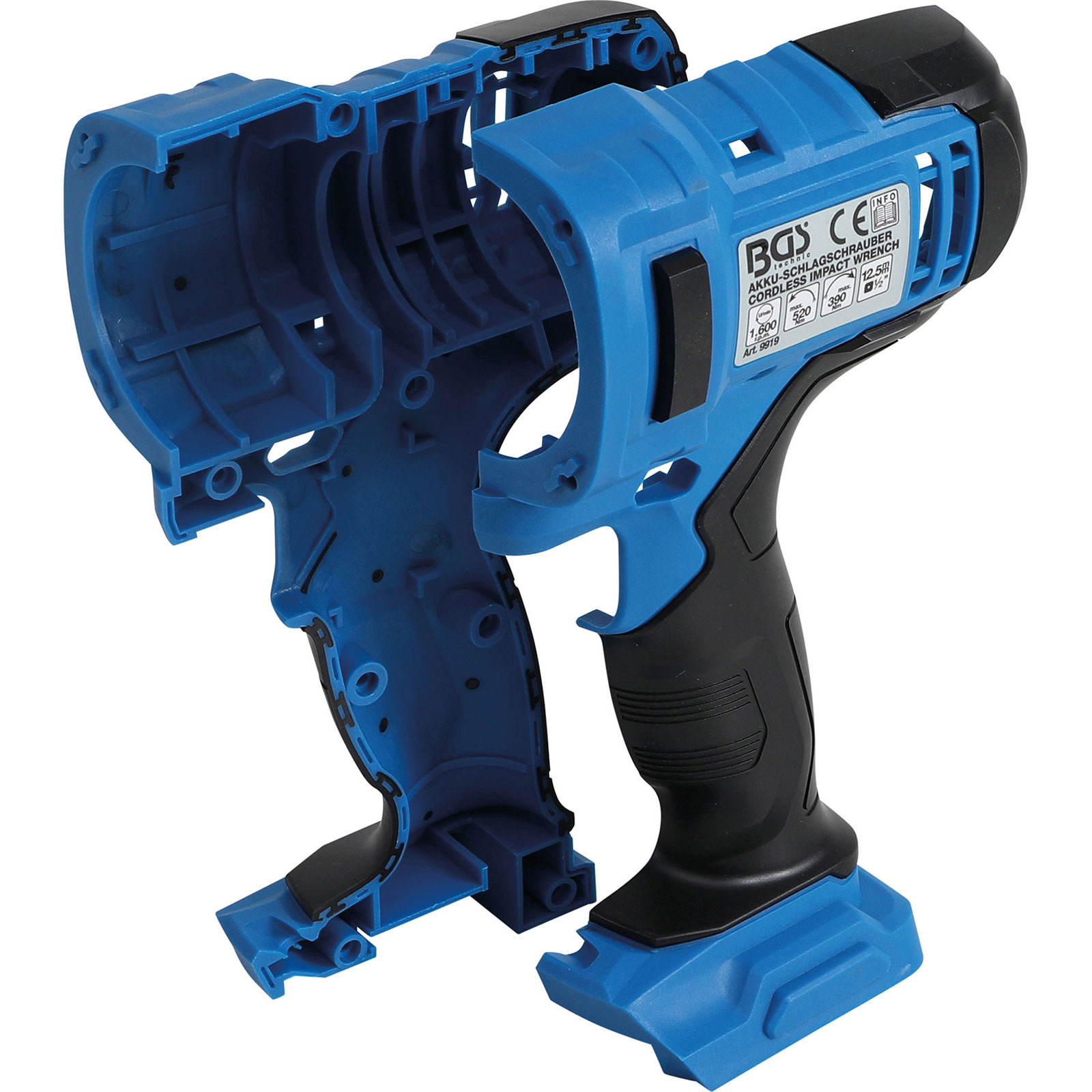 BGS Reparatur-Satz "Gehäuse" für Akku-Schlagschrauber Art. 9919 - 9919-REP03