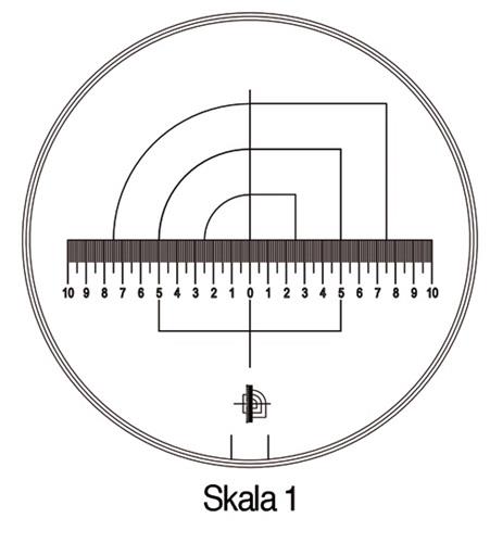 SCHWEIZER Messskala Tech-Line Skala-D.25/2,5mm Duo-Skala 1-Standard - 9450