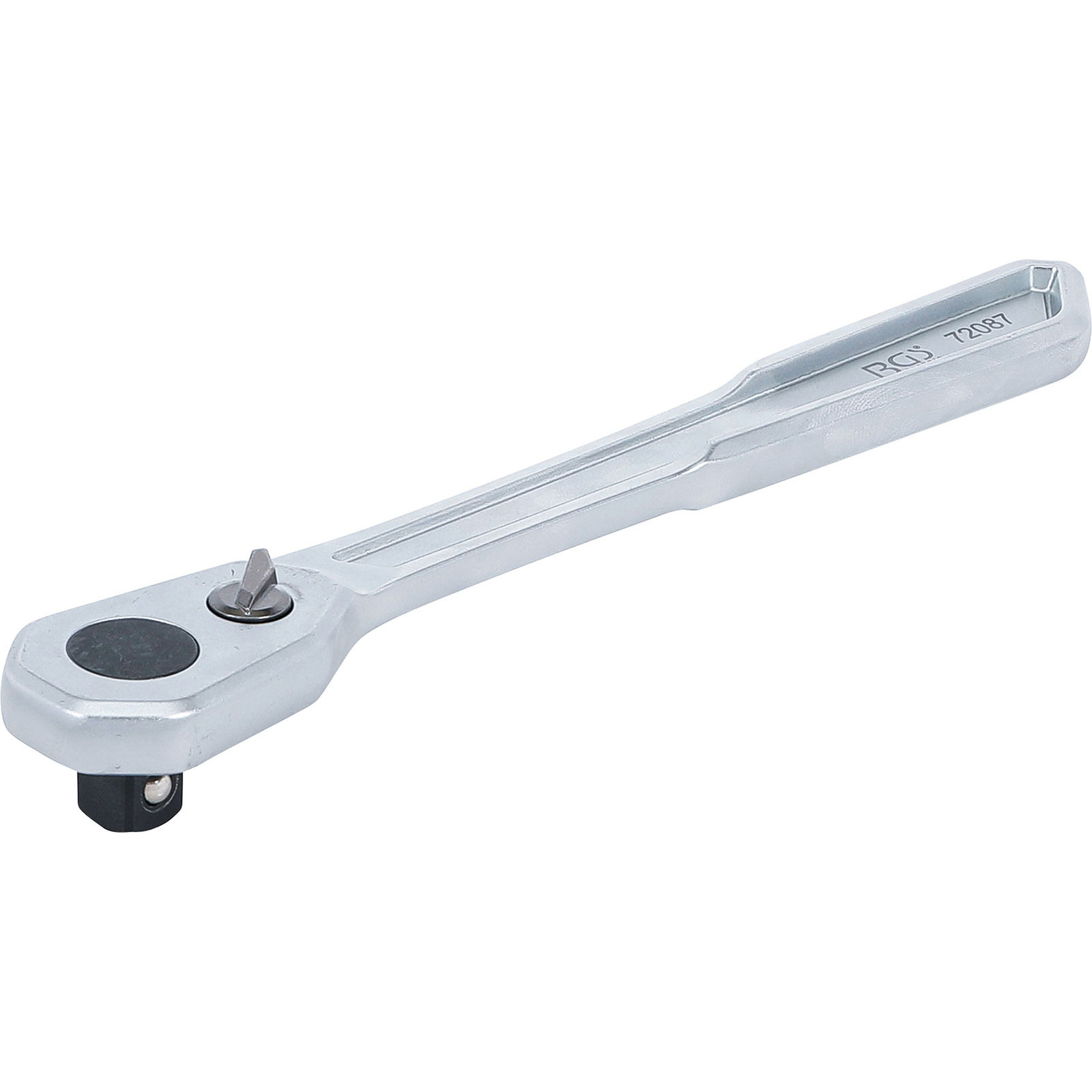 BGS Umschaltknarre extra flach feinverzahnt Abtrieb Außenvierkant 12,5 mm (1/2")  - 72087