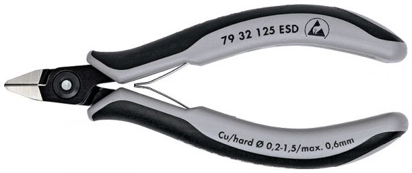 Knipex Präz.-Elek.-Seitenschneider -7932125ESD