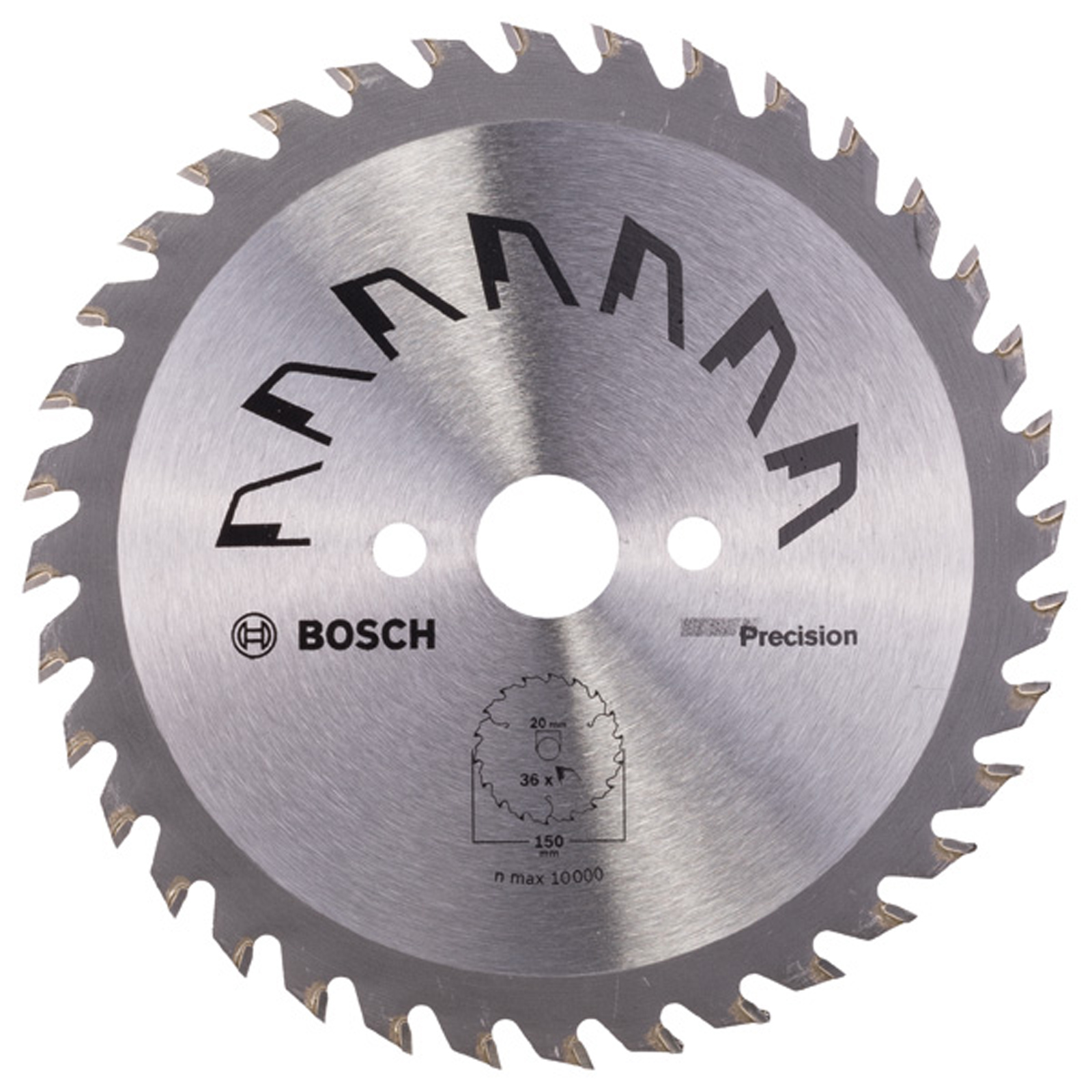 Bosch Kreissägeblatt PRECISION D= 150 mm Bohrung= 20 mm Z= 36 - 2609256853
