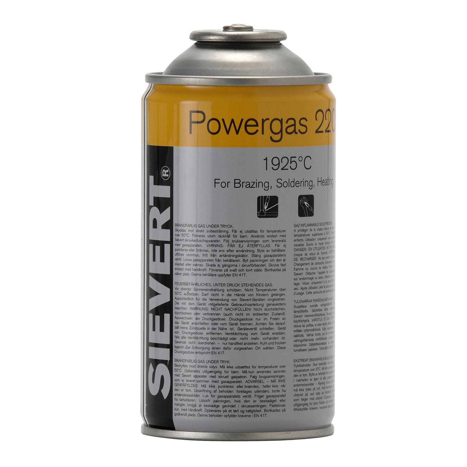 SIEVERT Schraubkartusche Powergas 2203 175 g 300 ml - 220383