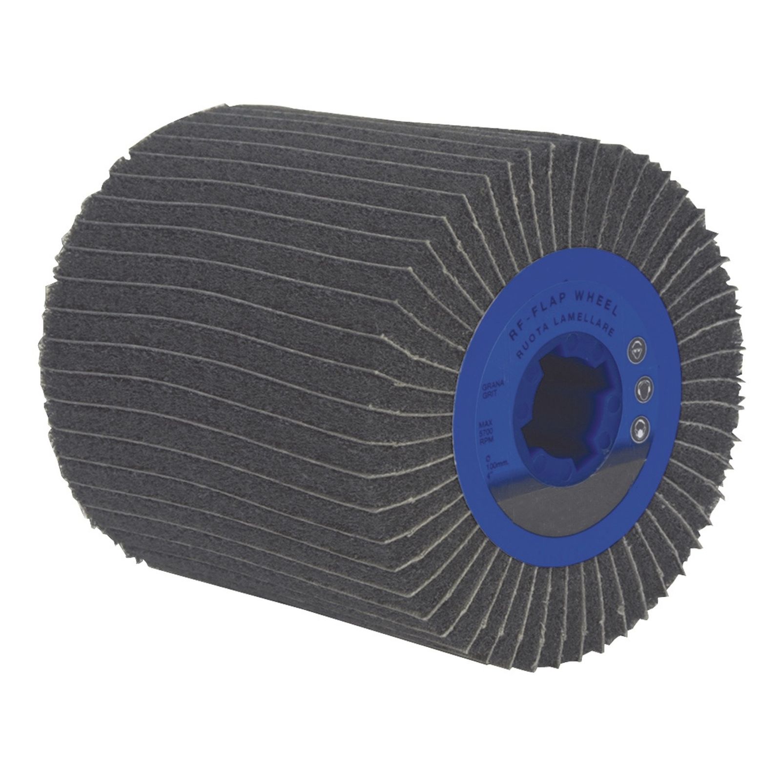 Satinierwalze Vlies/Gewebe 80 medium braun Ø110xB100mm 19mm TECWERK