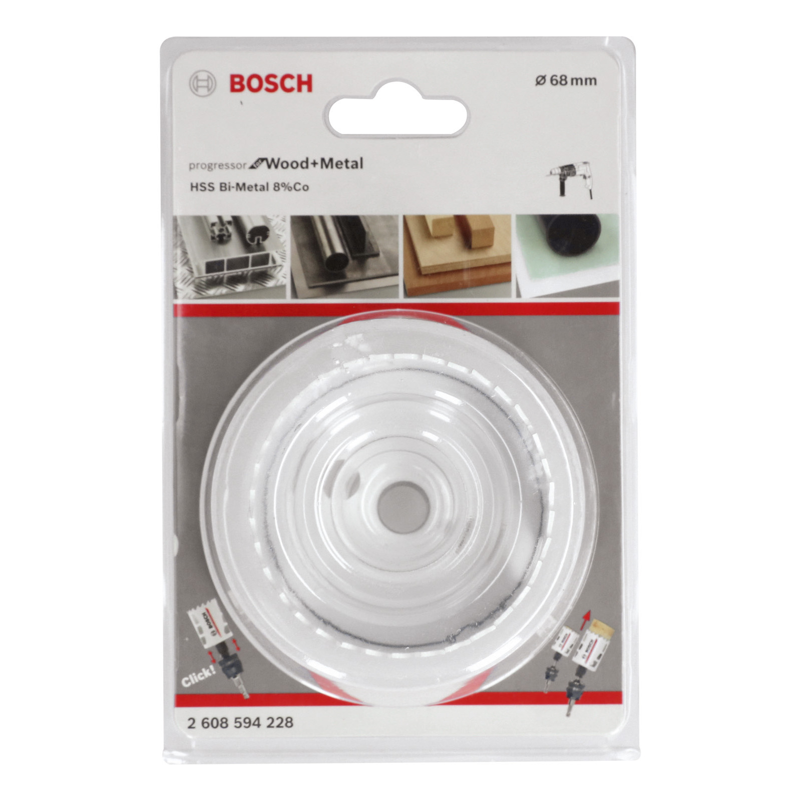 Bosch Progressor for Wood&Metal Lochsäge 68 mm - 2608594228