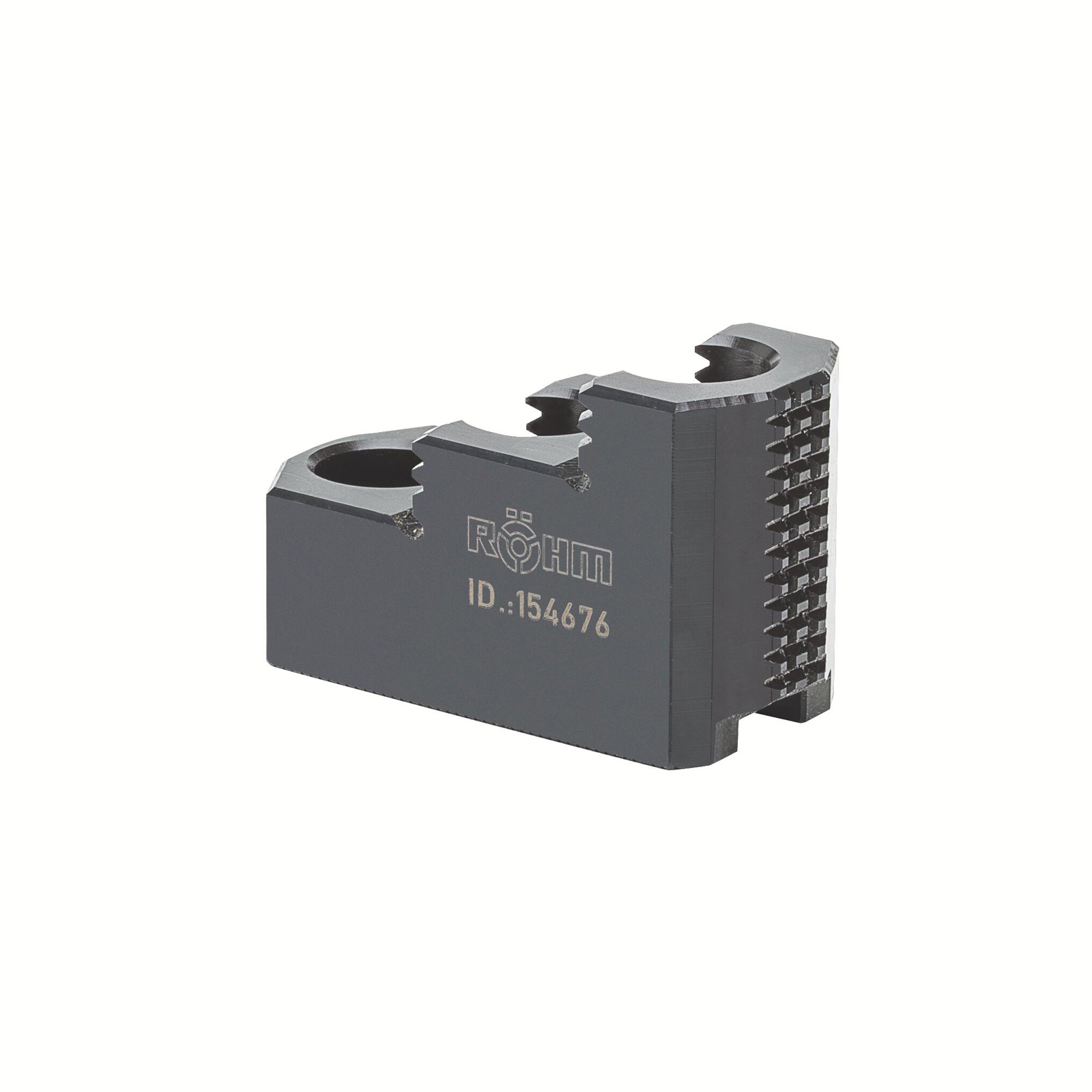 Röhm Umkehr-Aufsatzbacken Größe 315, 3-Backen-Satz, gehärtet, Spitzverzahnung 60° - 154816