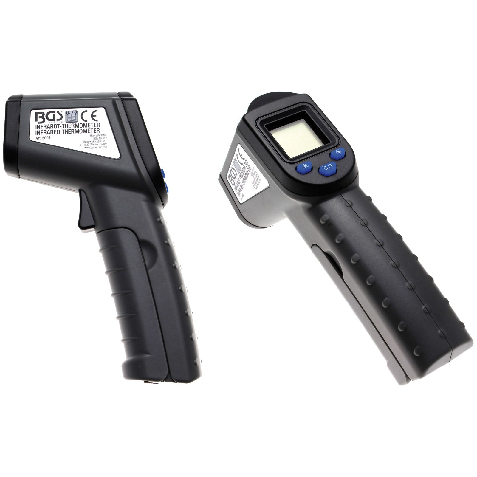 BGS Digital-Laserthermometer -50°C bis +500°C - 6005