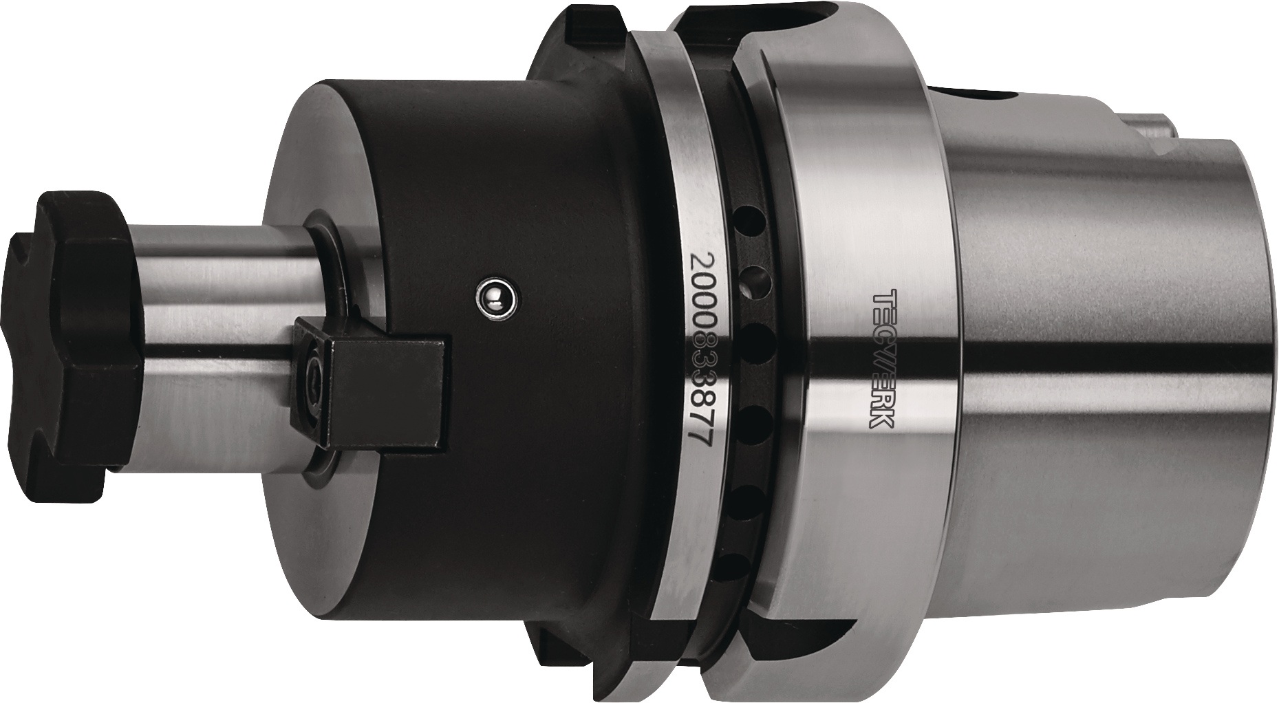 Quernutaufsteckfräsdorn DIN 69893A Spann-D.22mm HSK-A63 A.-L.50mm TECWERK