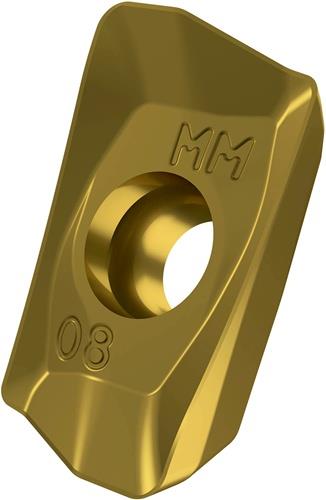 Fräswendeschneidplatte ISO ADMX 11T304SR-MM:M6330 D.2,9mm PVD beschichtet Gold