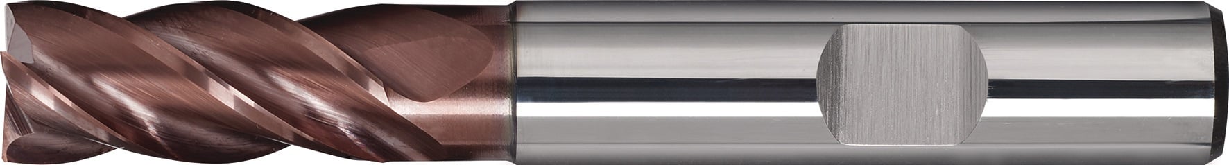 Schaftfräser DIN 6527L TypN D.3mm Einsatz-L.14mm VHM TiAlN HB Z.4 lang TECWERK