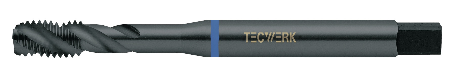Maschinengewindebohrer DIN 371C VA M3x0,5mm HSS-Co nitr.u.vapor.6H TECWERK