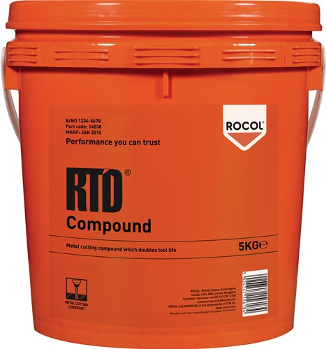 ROCOL Gewindeschneidpaste RTD Compound 5kg Eimer - RS 53026