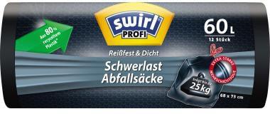 Swirl Schwerlast-Abfallsack 216007 60l 12St.