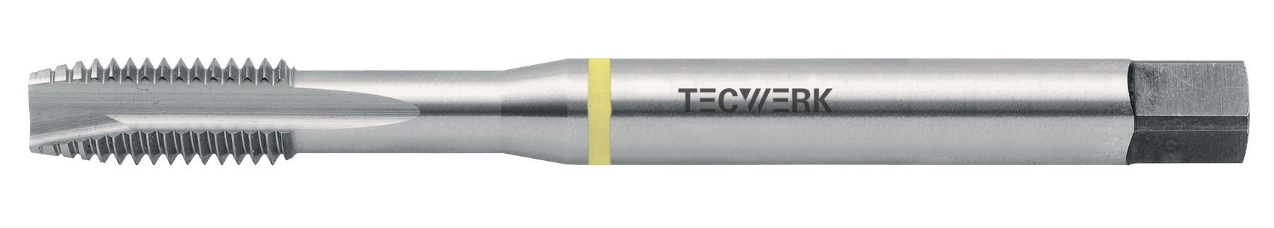 Maschinengewindebohrer DIN 371B AL M3x0,5mm HSS-Co 6H TECWERK