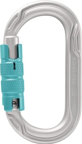Karab.Oval Power 2500 Triple icemint L110xB64xDca.mm Alu.EN 12275,EN 362 EDELRID