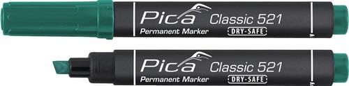 Pica Permanentmarker Classic grün Strichbreite 2-6 mm - 521/36