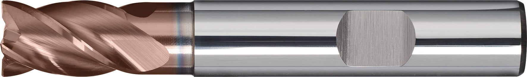 Schaftfräser DIN 6527K TypN HPC D.6mm Einsatz-L.16mm VHM TiAlN HB Z.4 kurz TW