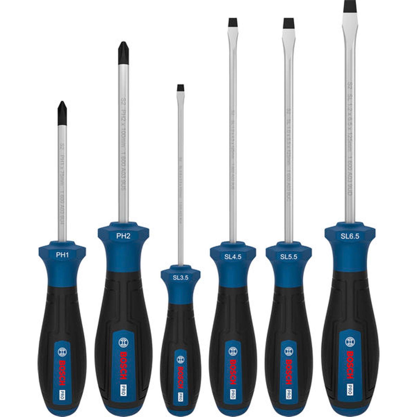 Bosch PRO Schraubendreher-Set PH/SL 6-tlg. - 1600A039PE